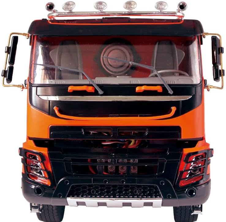 Jdm-161 1/14 8X8 Rc Hydraulic Dumper Truck Model with Motor Esc Servo Radio Controller Differential Lock