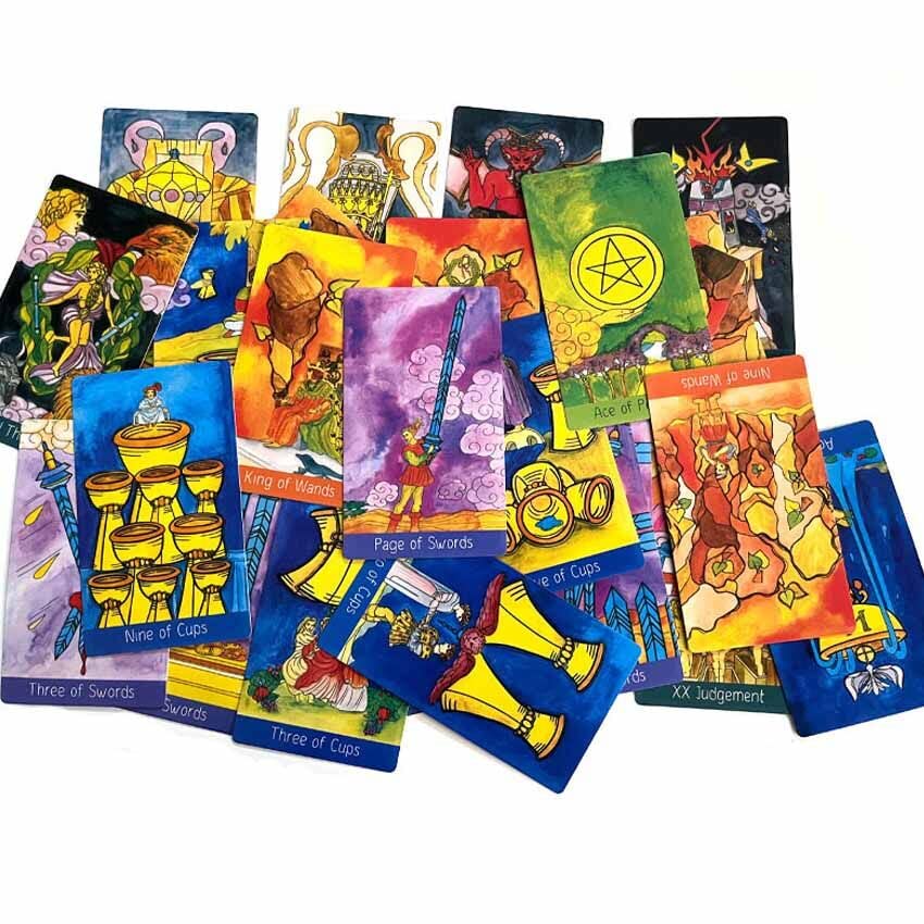 Amazon.co.jp: mrdiyshisha リバーススケール タロットデッキ 面白い