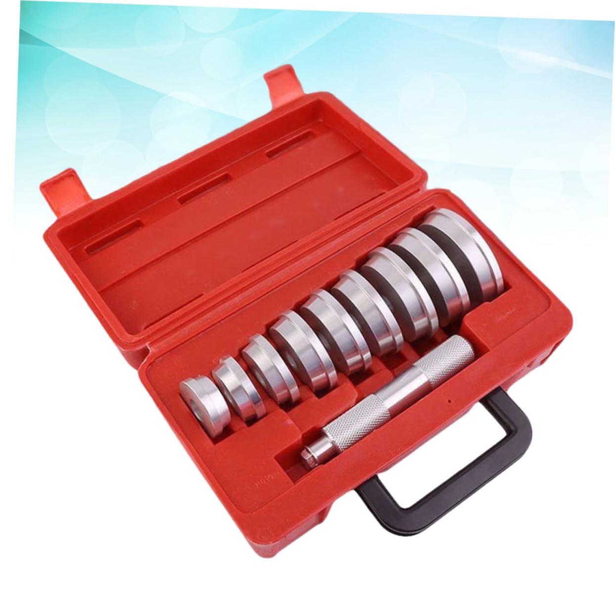 PLAFOPE Seal Driver Installer Set 9 Disc Sizes Aluminum Bearing Installer for Wheel Bearings Easy Removal Installati