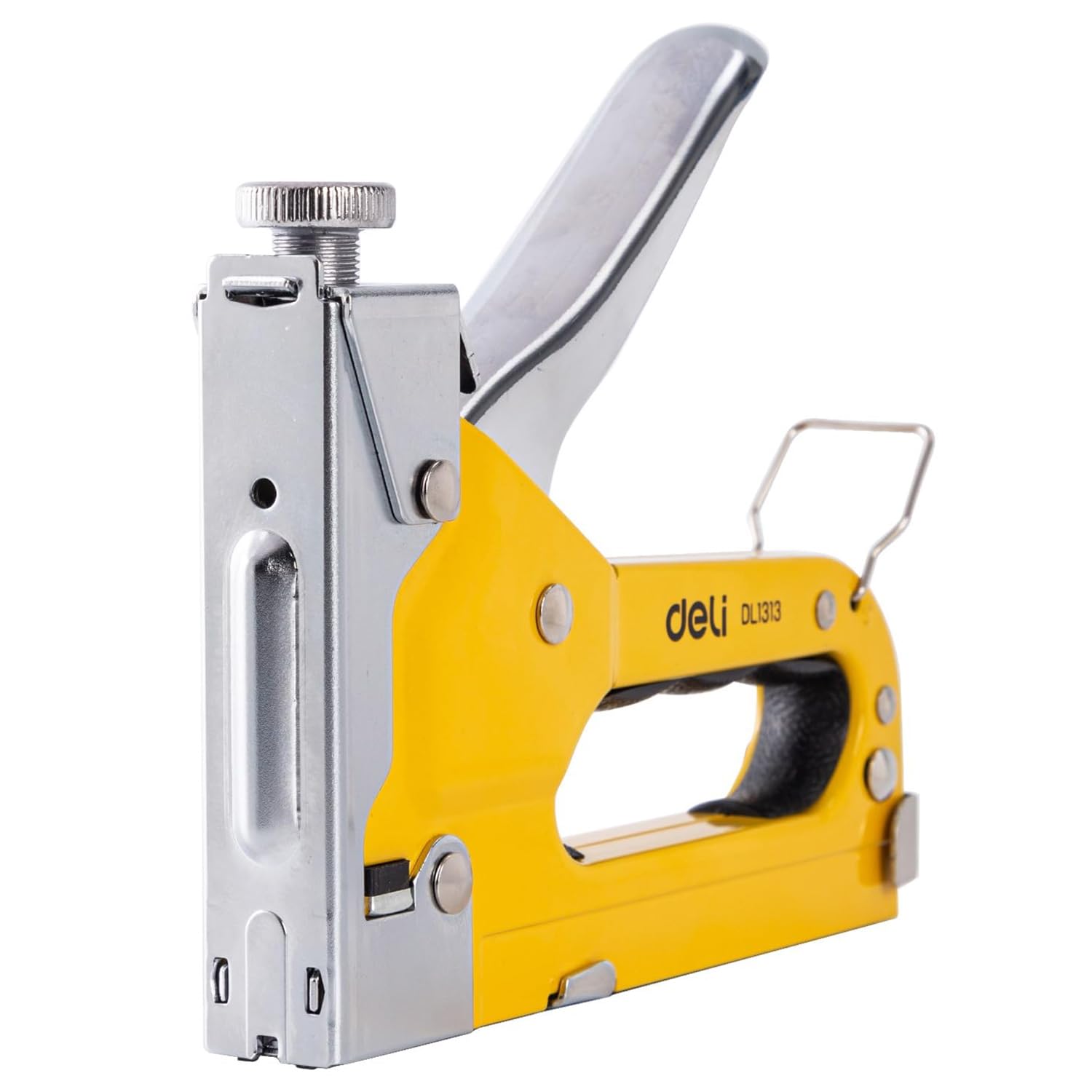 See full amazon price history chart for Deli DL1313 Staple Gun 3 in 1 Heavy Duty Stapler with Remover Quick- Jam Release Steel Construction Tool for Wood Upholstery Fixing Material Decoration Carpentry Furniture (Pack of 1, Yellow Black) Deli DL1313 Staple Gun 3 in 1 Heavy Duty Stapler with Remover Quick- Jam Release Steel Construction Tool for Wood Upholstery Fixing Material Decoration Carpentry Furniture (Pack of 1, Yellow Black) (B0D948JT2L) Amazon Price History, Amazon Price Tracker