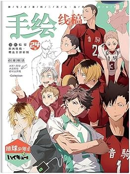 Amazon.co.jp: ハイキュー 塗り絵 手描き本 ぬりえ帖 日向翔陽 影山飛