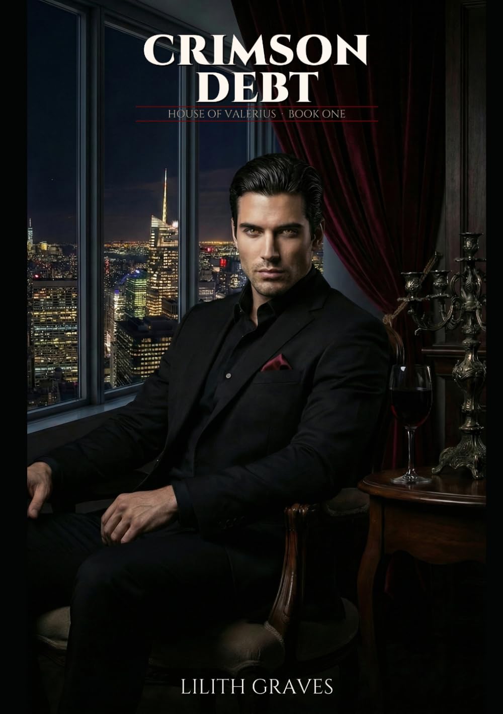 Crimson Debt: A Dark Vampire Romance (House of Valerius)