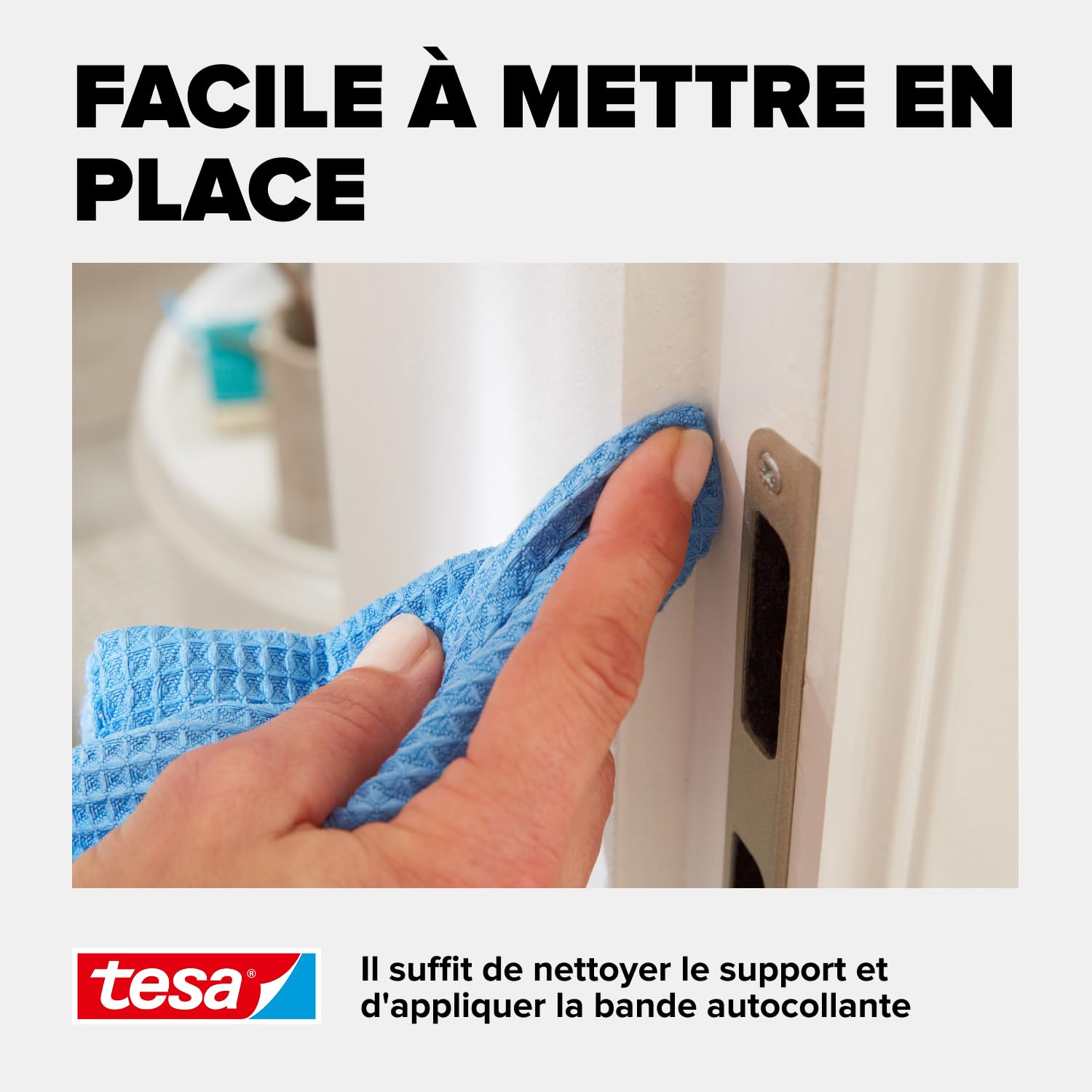 tesa INSULATION Joint en caoutchouc L - Joint autocollant pour l'isolation des fentes sur les fenêtres et les portes - Blanc - 25 m x 9 mm x 5,5 mm