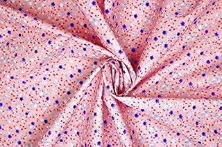 Pyrhan Vintages Floral Polycotton PrintsPolycotton Fabric Similar to 100%Cotton Prints-Material by the Metre-Floral Polycotton Print Used in Sewing Kit and Accessories-Quilting Fabric Beautiful Print