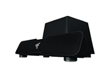Razer Leviathan: Dolby 5.1 Suround Sound - Bluetooth aptX Technology - Dedicated Powerful Subwoofer for Deep Immersive Bass - PC Gaming and Music Sound Bar (Renewed)
