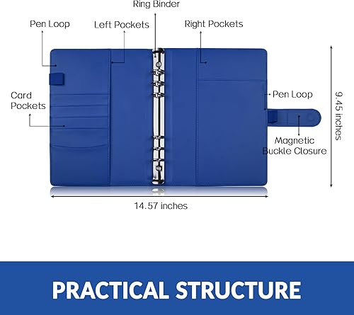 Vista 84 de Sooez -Carpeta A6 de argollas tipo cuaderno Lavanda