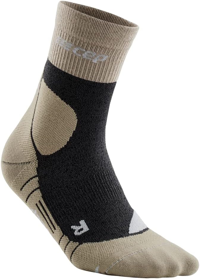CEP Women’s Outdoor Compression Crew Cut Socks Outdoor Merino Mid-Cut Socks