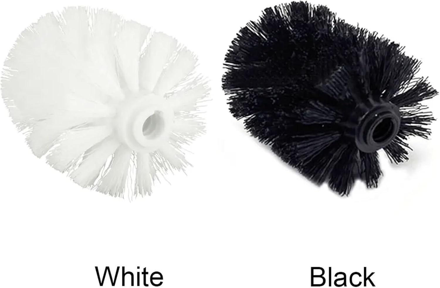 Bathroom Spare Plastic Home Durable Universal Holder Accessory Cleaning Tool Parts Toilet Brush Head Kitchen WC Replacement (Size : White)