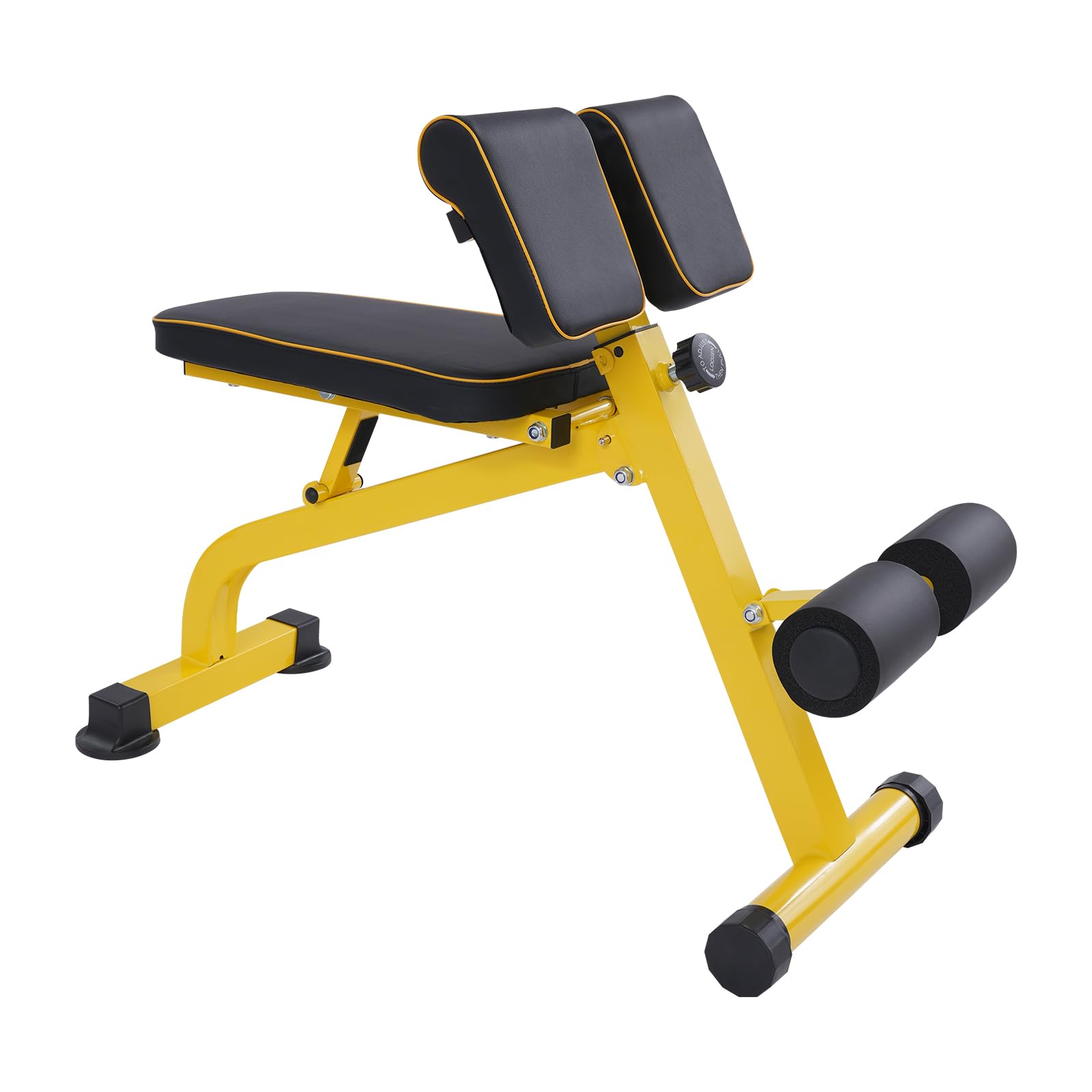 RüCkenstreckbank multiuso per esercizi di formazione, sedia per addominali e pieghe, sedia da allenamento per fitness, design regolabile, ruote eccentriche antiscivolo, capacità di carico 300 kg