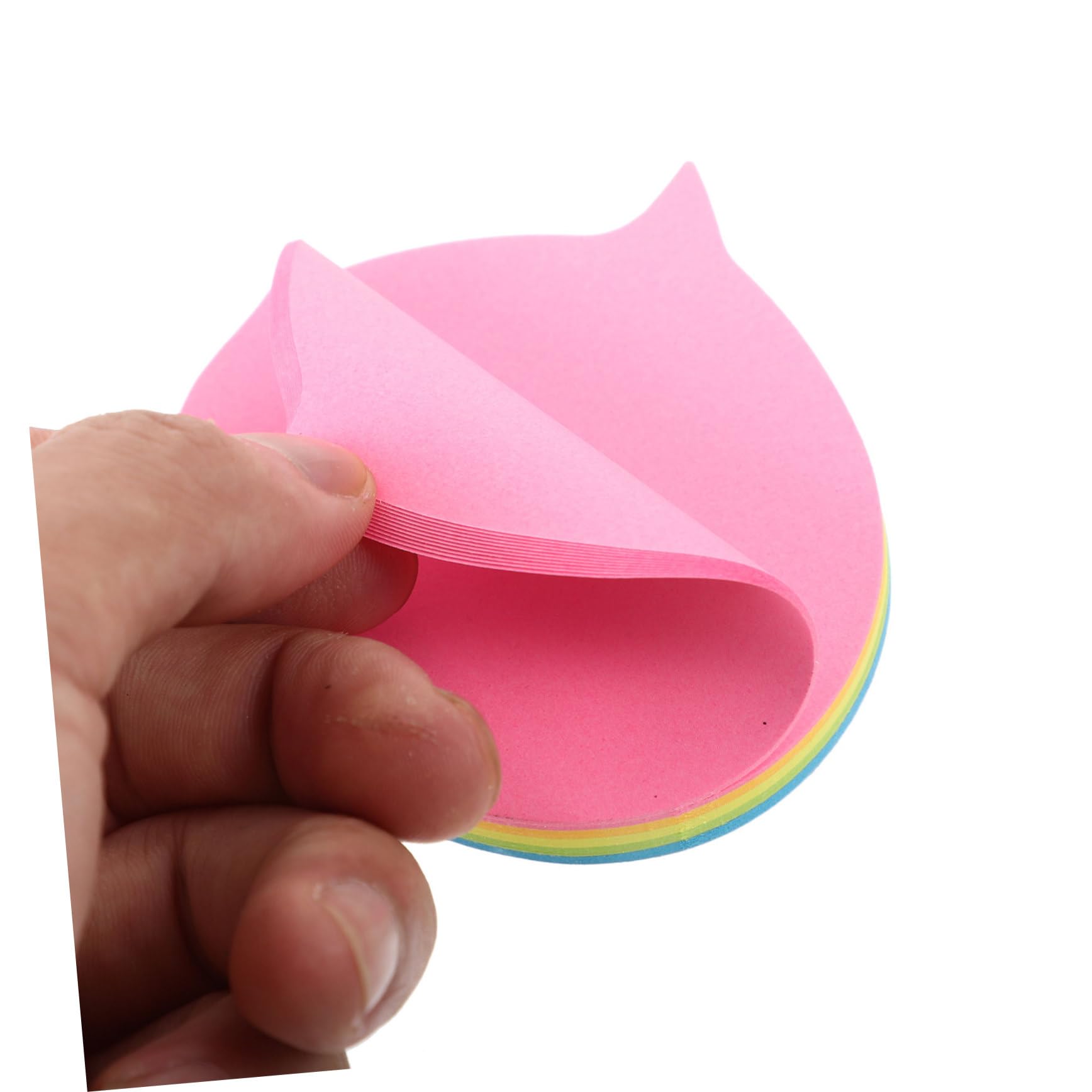 EXCEART 5 Pièces 10 Sticky Couleur 400pcs pastel cartes vierges marqueur etiquettes autocollantes étiquettes autocollantes autocollants de mémo d'album Fournitures de bureau Papier