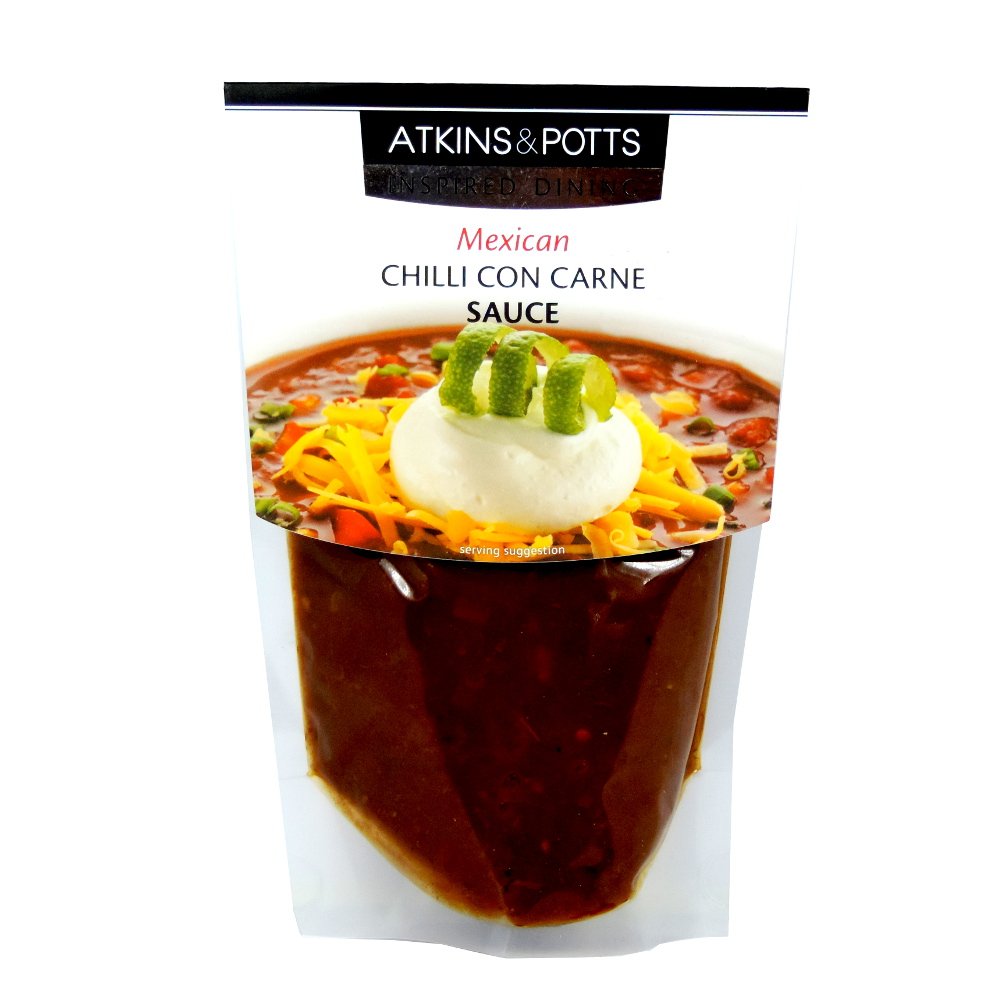 Atkins & Potts - World Sauce - Chilli Con Carne - 350g (Case of 6)
