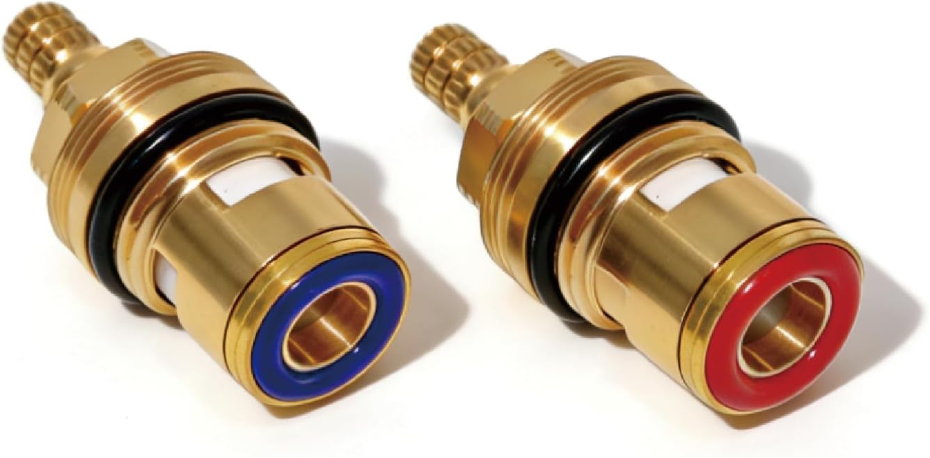 013788-45 Cold & 013787-45 Hot Ceramic Cartridge Assembly, for T&S Brass Faucets,Hot and Cold Faucet Cartridge Replacement Parts