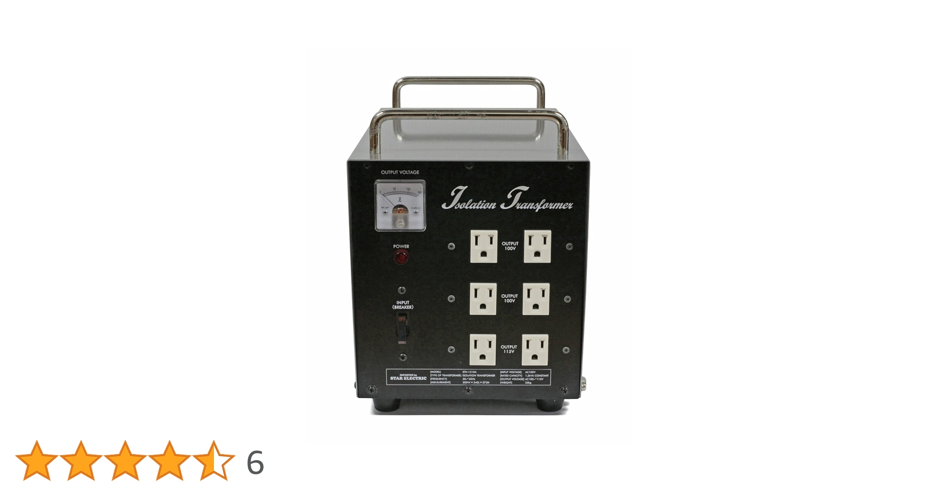 プロケーブル　アイソレーショントランス　STH-1510A　1500W 100V Amazon.co.jp: プロケーブル アイソレーション電源トランス