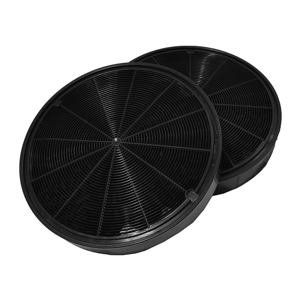 AllSpares (2 St) Aktivkohlefilter Dunstabzugshauben für Franke 112.0016.755 | AEG-Electrolux MCFEF02, EFF62, E3CFF62, 9029793578 | Neff 00748732 | Siemens LZ55651 | Bosch DHZ5316, 00748733 | Ø200mm