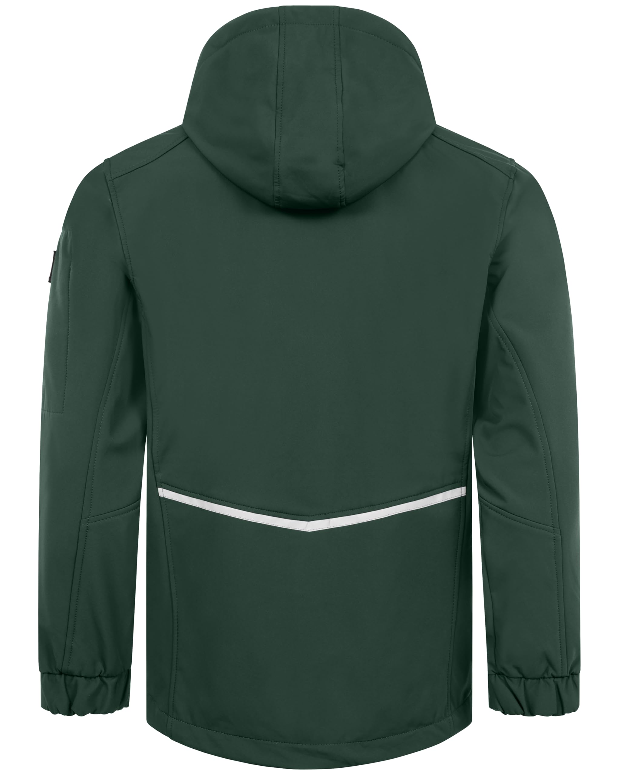 Herren leichte Softshelljacke - wasserdicht & atmungsaktiv - Outdoorjacke mit abnehmbarer Kapuze - winddicht & Stretch - funktionale Wanderjacke mit vielen Taschen - Arbeitsjacke Größen S-5XL