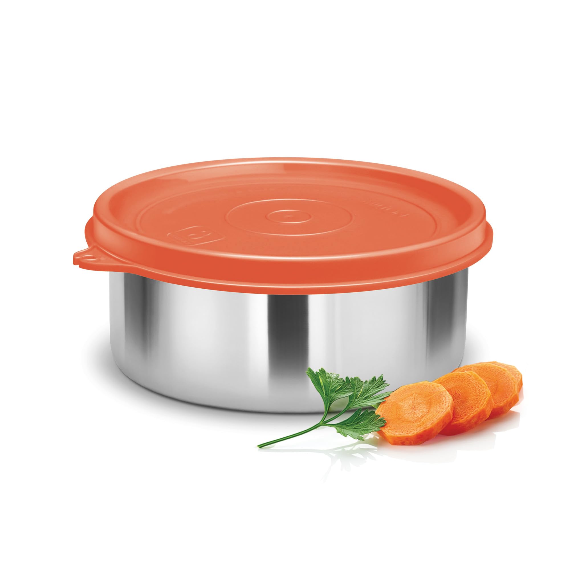MILTON Steel Pro 350 Stainless Steel Container, 320 ml, Orange | Tiffin | Leak & Rust Proof | Food Grade (B0D5LYHY84) Amazon Price History, Amazon Price Tracker