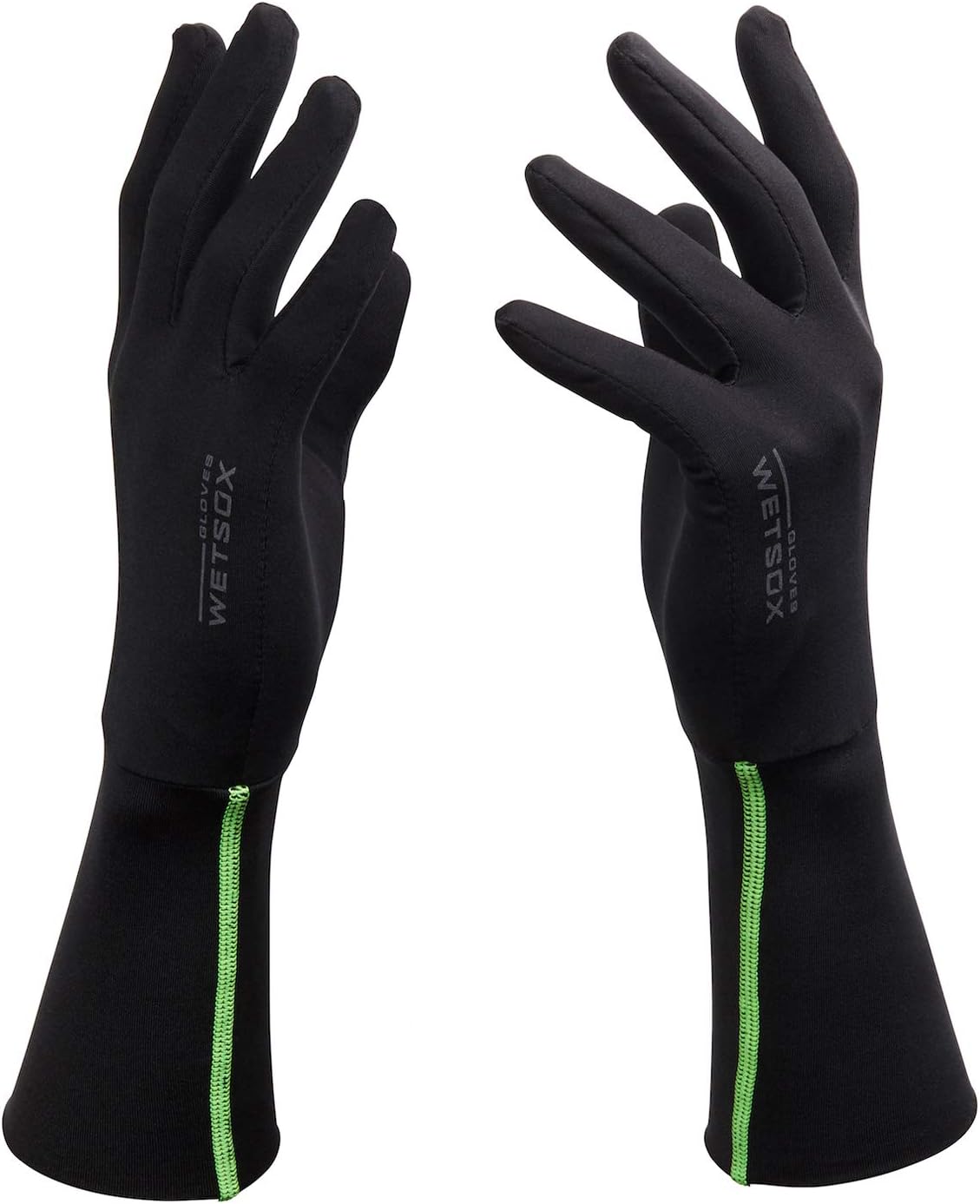 WETSOX GEN II Gloves, Frictionless Wetsuit Glove Liners for Diving and Surfing, Get In and Out of Wetsuits or Wetsuit Gloves Easily, Increases Life of Gear, Ultra thin Poly/Spandex Material (Medium)