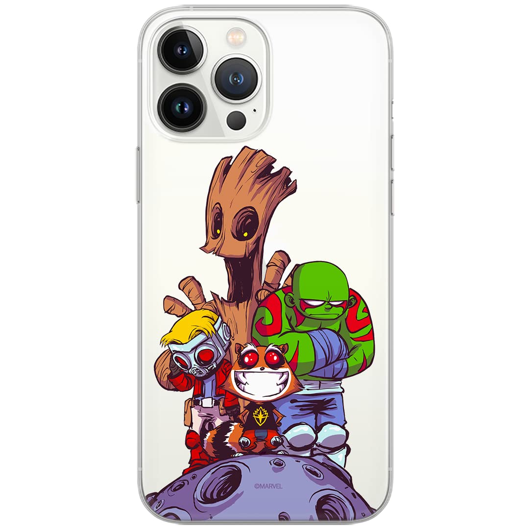 ERT GROUP Mobile Phone Case For Apple IPhone 13 PRO Original And Officially Licensed Marvel Pattern Guardians Of The Galaxy 004 Optimally Adapted To The Mobile Phone, With Glitter Overflow Effect