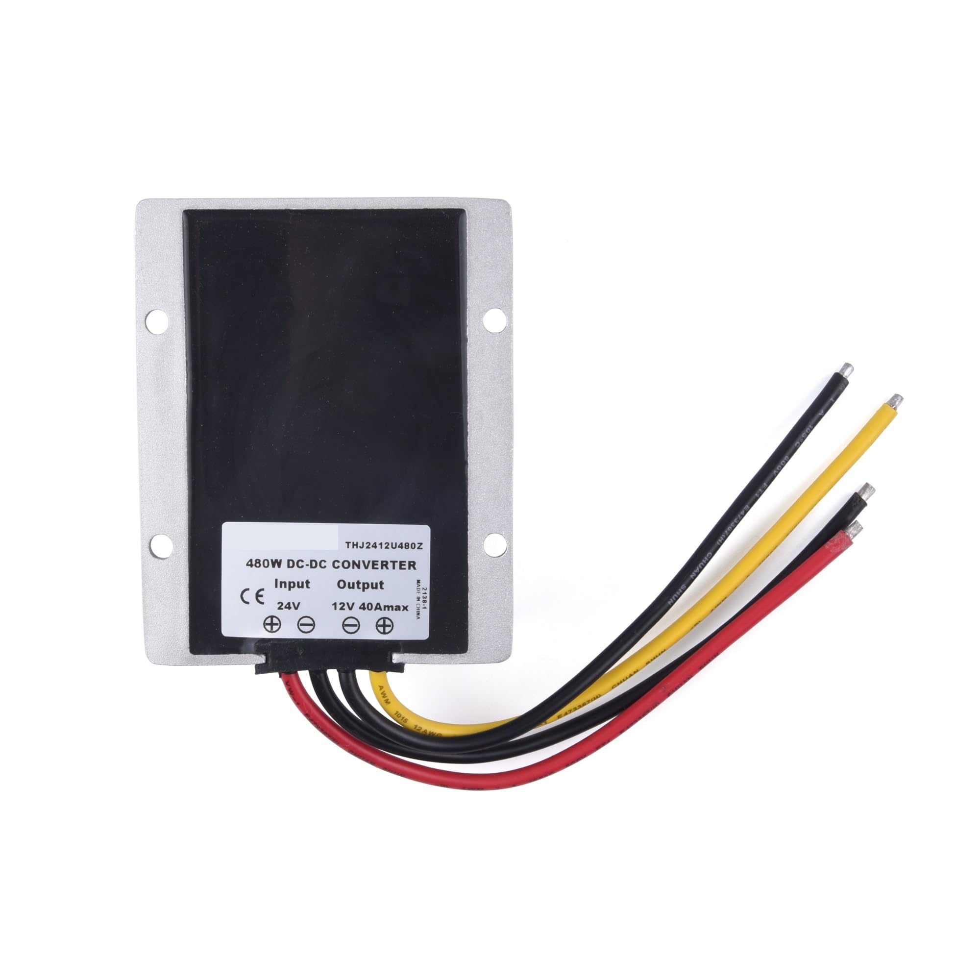 1pcs 24V to 12V/13.8V DC Power Converter 30A 40A Auto Buck Regulator Reducer Step-Down Voltage Power Supply Module For Car(40A(24V-13.8V 552W))