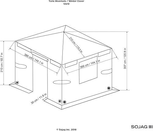 Miniatura 2 de Funda universal de invierno de 12 x 12 pies
