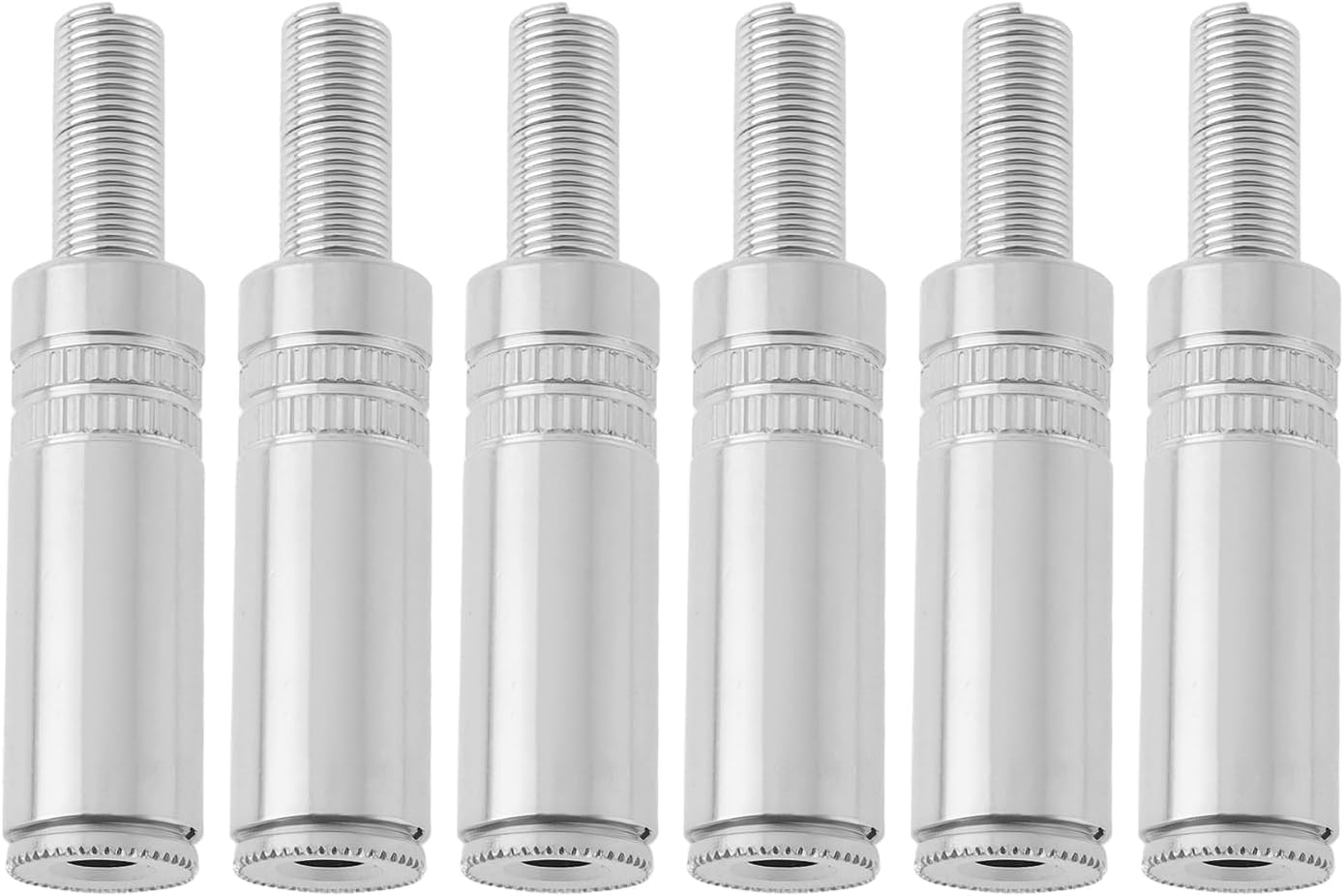 3.5mm Stereo Audio Female Solder Socket Connector for DIY Headphone and Audio Cable Repair, Silver, Pack of 6-image-16