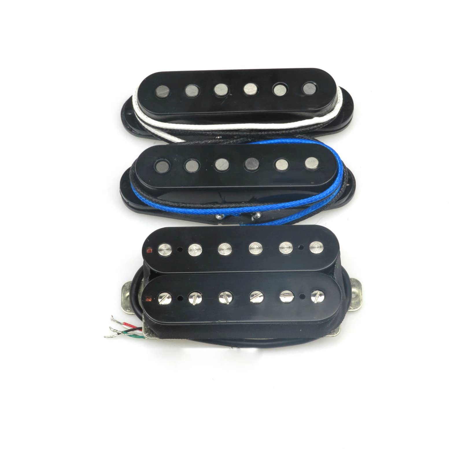 Pastilla de guitarra eléctrica Pickups De Guitarra Eléctrica 5 Pastillas De Guitarra Humbucker Para Recogidas 1 Set Para Piezas De Guitarra Pastilla guitarra eléctrica (Color : SSH)