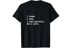 I Came I Saw I Had Anxiety So I Left Mug