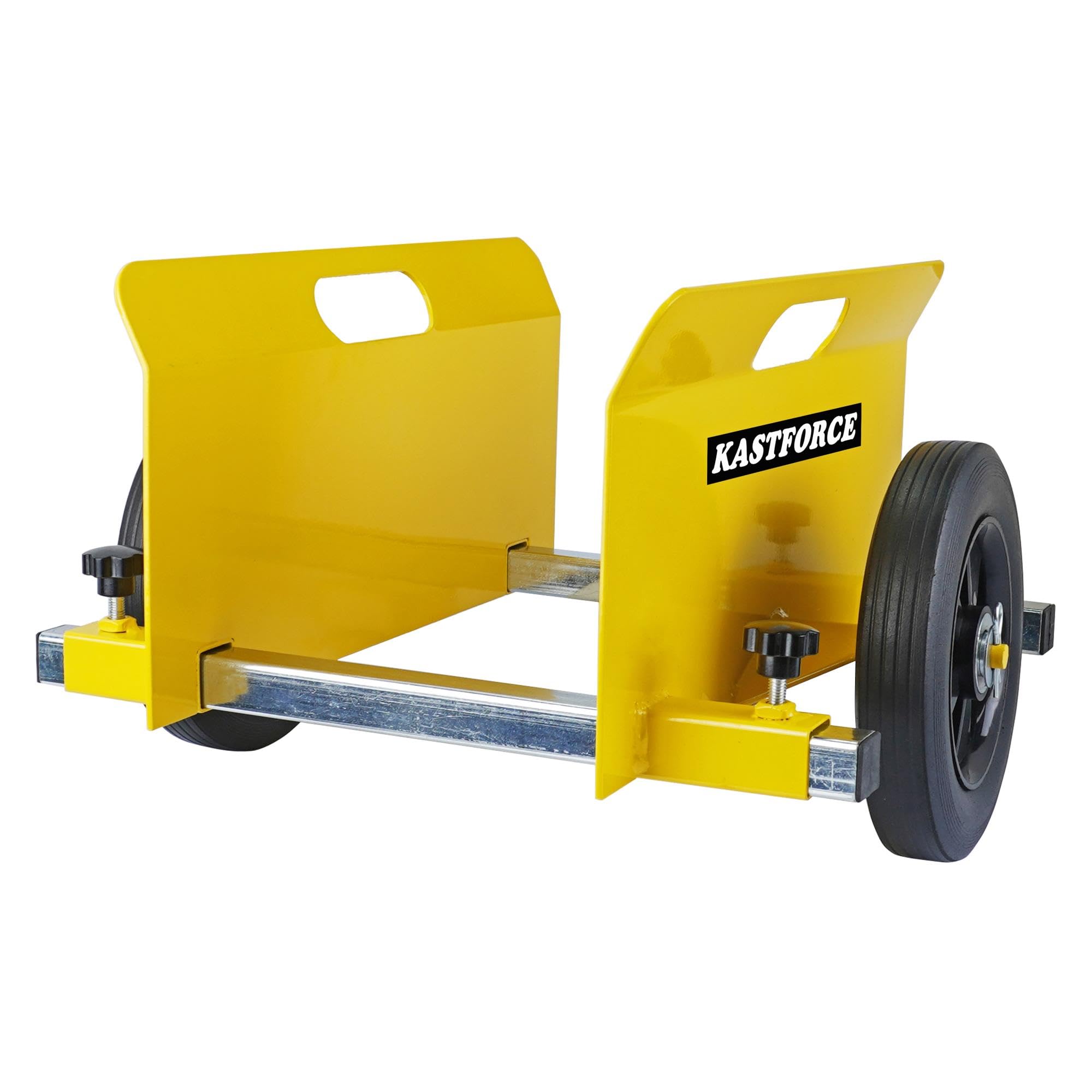 KASTFORCE Panel Dolly, 600 Lbs Capacity, Drywall Mover with 8" Non-Flat Wheels, Adjustable Clamp Panel Cart, Wood Mover, Fence Mover, Door Dolly, Lifting Handles, KF4006