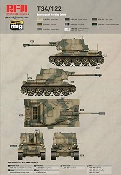 Amazon | ライフィールドモデル 1/35 エジプト軍 T-34-122 自走