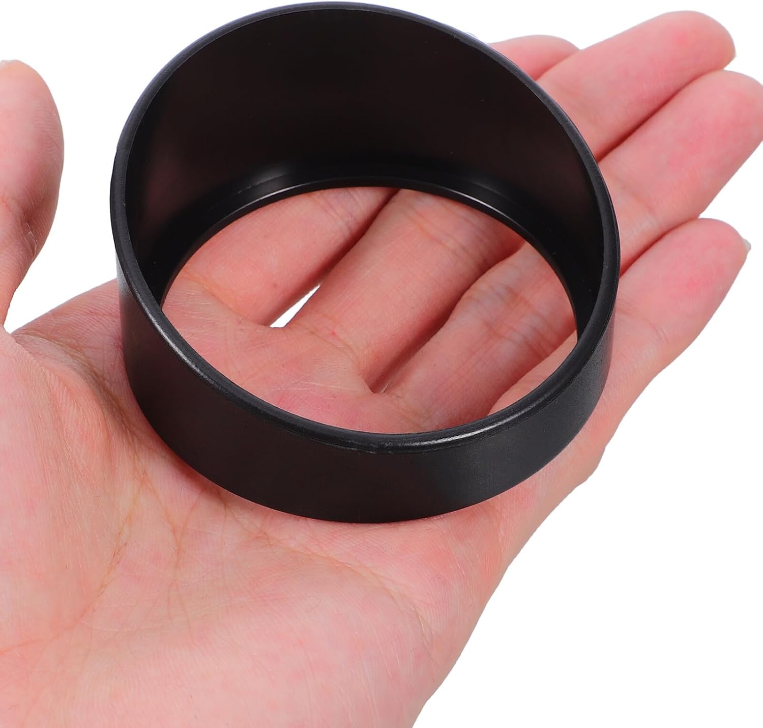Car Gauge Sunshade Visor 52mm Universal Dashboard Sun Shade Cap Black Plastic Gauge Cover for Vehicle Instrument Panel UV Protection