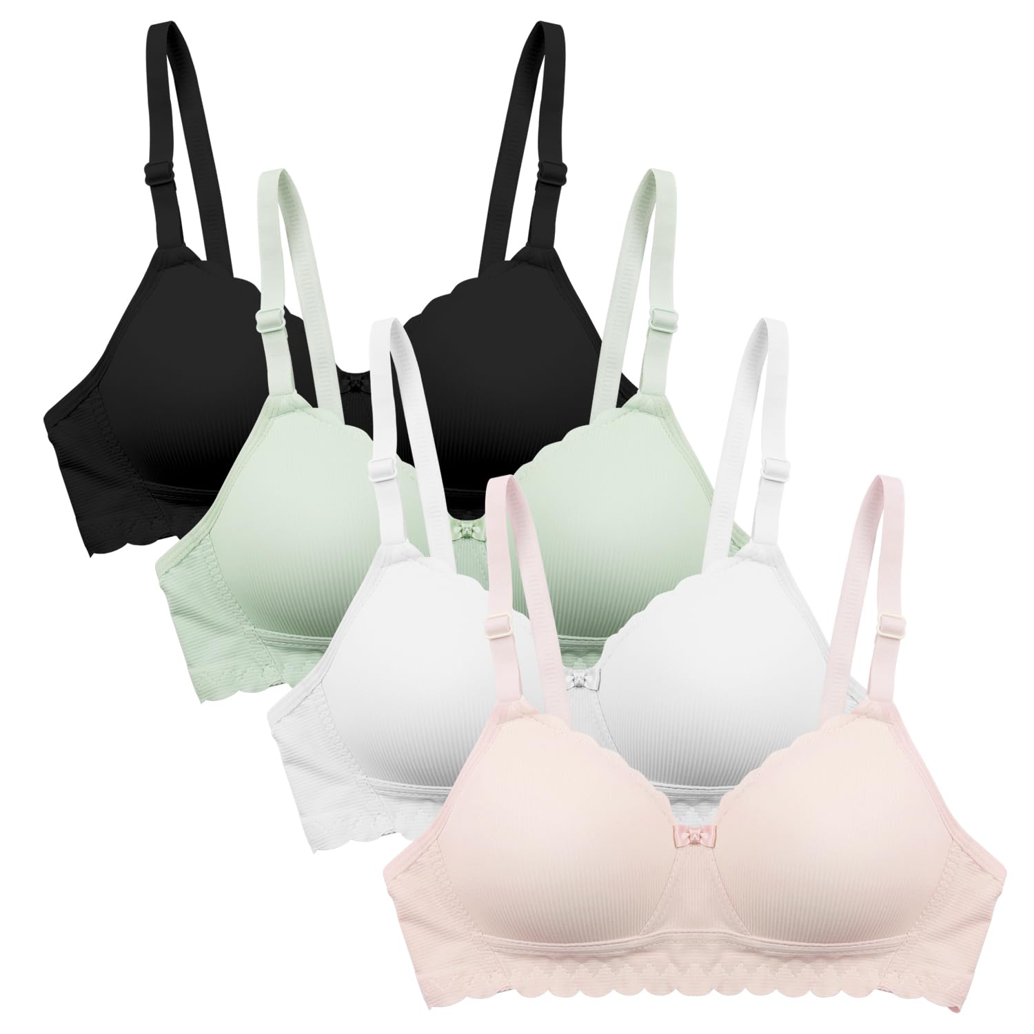 YESLAU Teens Girls Training Bras for 32a Big Kids Age 8-10 10-12 12-14 14-16 Years Old Lightly Padded Adjustable Sport Br... - Review, Price and Buying Guide