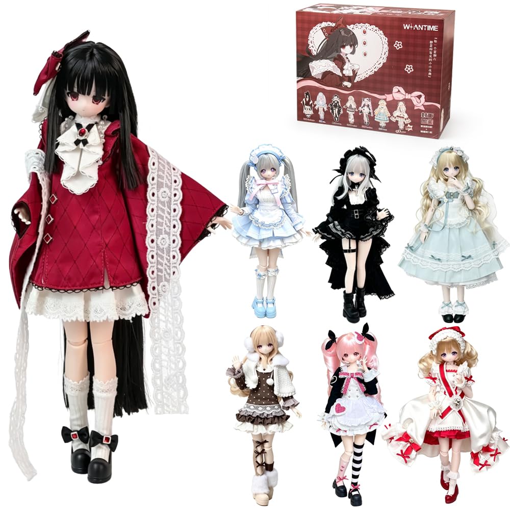 Amazon | 小型1/6 BJDドール ブラインドボックス アクションフィギュア