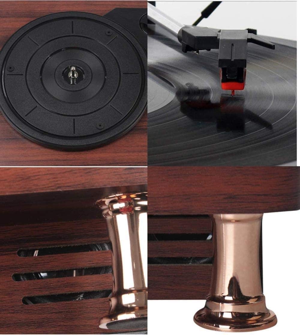 Giradischi a Cinghia con connettività Wireless, preamplificatore Phono Integrato, Giradischi Stereo in Vinile con Uscita Digitale USB, 33 o 45 Giri al Minuto