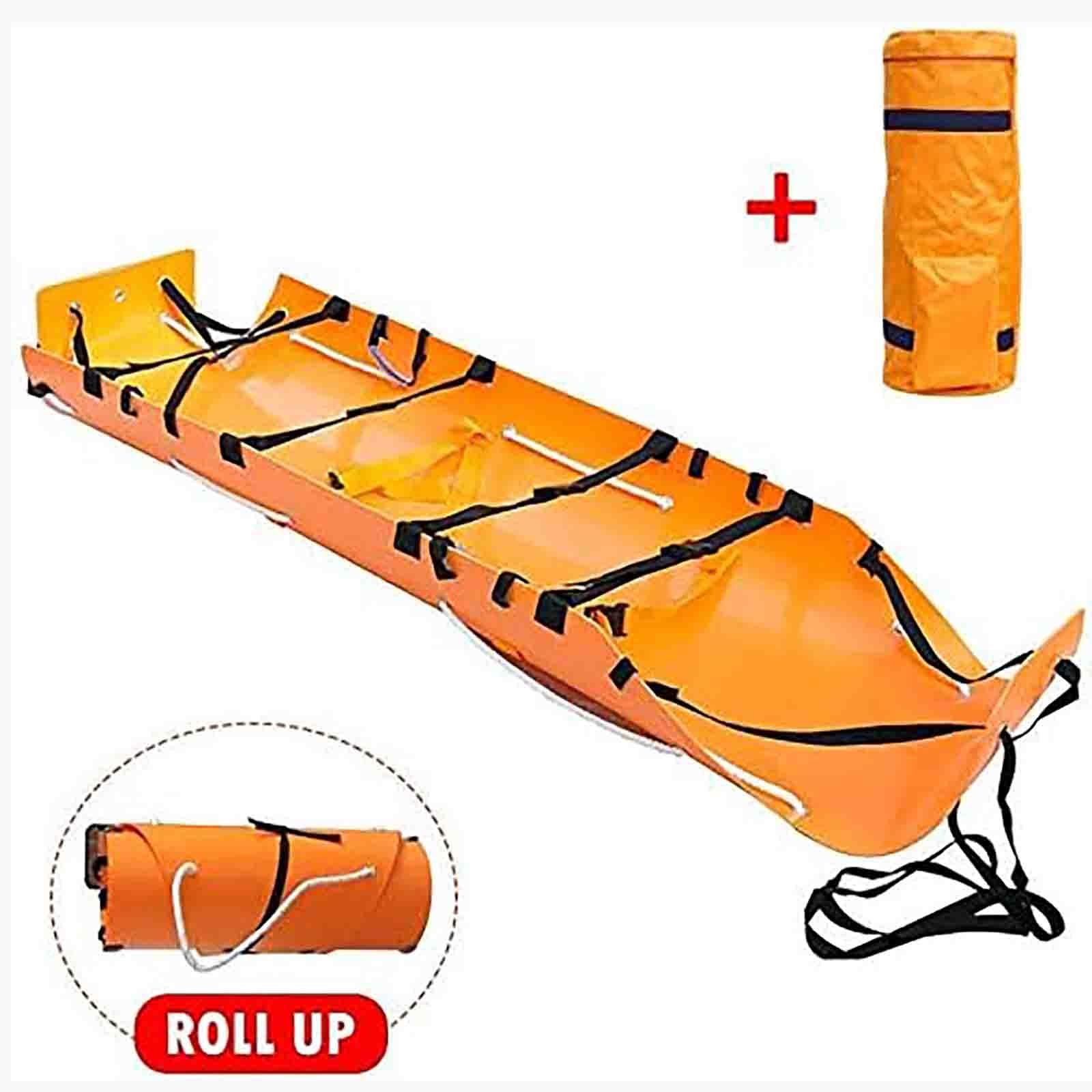 Barella Da Soccorso Portatile A Rotelle | Barella medica multifunzionale per alpinismo, incendi e soccorso speleologico