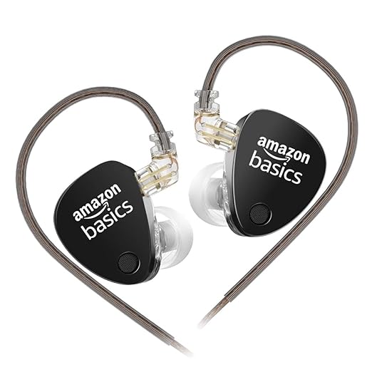Amazon Basics Pro Series in Ear Earphone with Mic ...