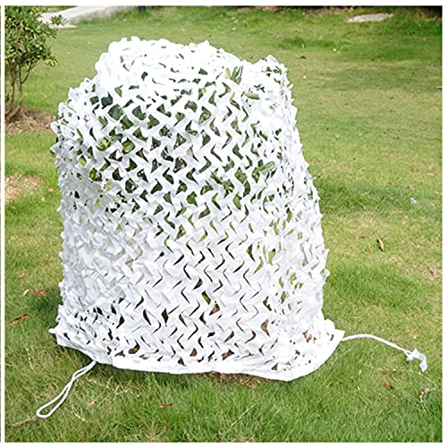 Y&J Tarnnetz Weiß Sichtschutz 2x3m 2x4m 3x3m 3x4m 3x5m 3x6m, Auto Schattennetz Garten, Für Camping Segeln Halloween… – Bild 5