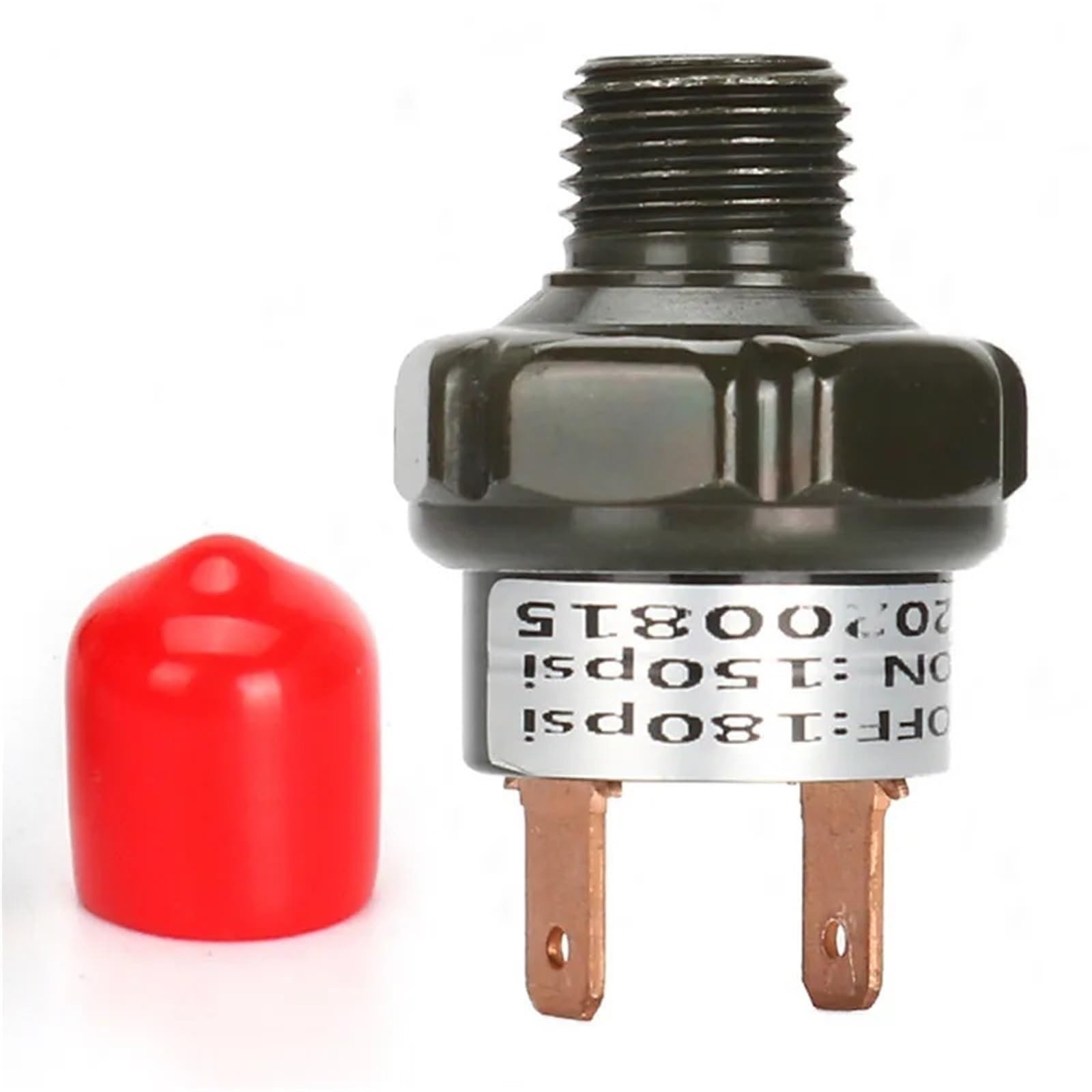 Valve pressostat 150-180PSI haute précision 1/4 pouce pour suspension et klaxon x2