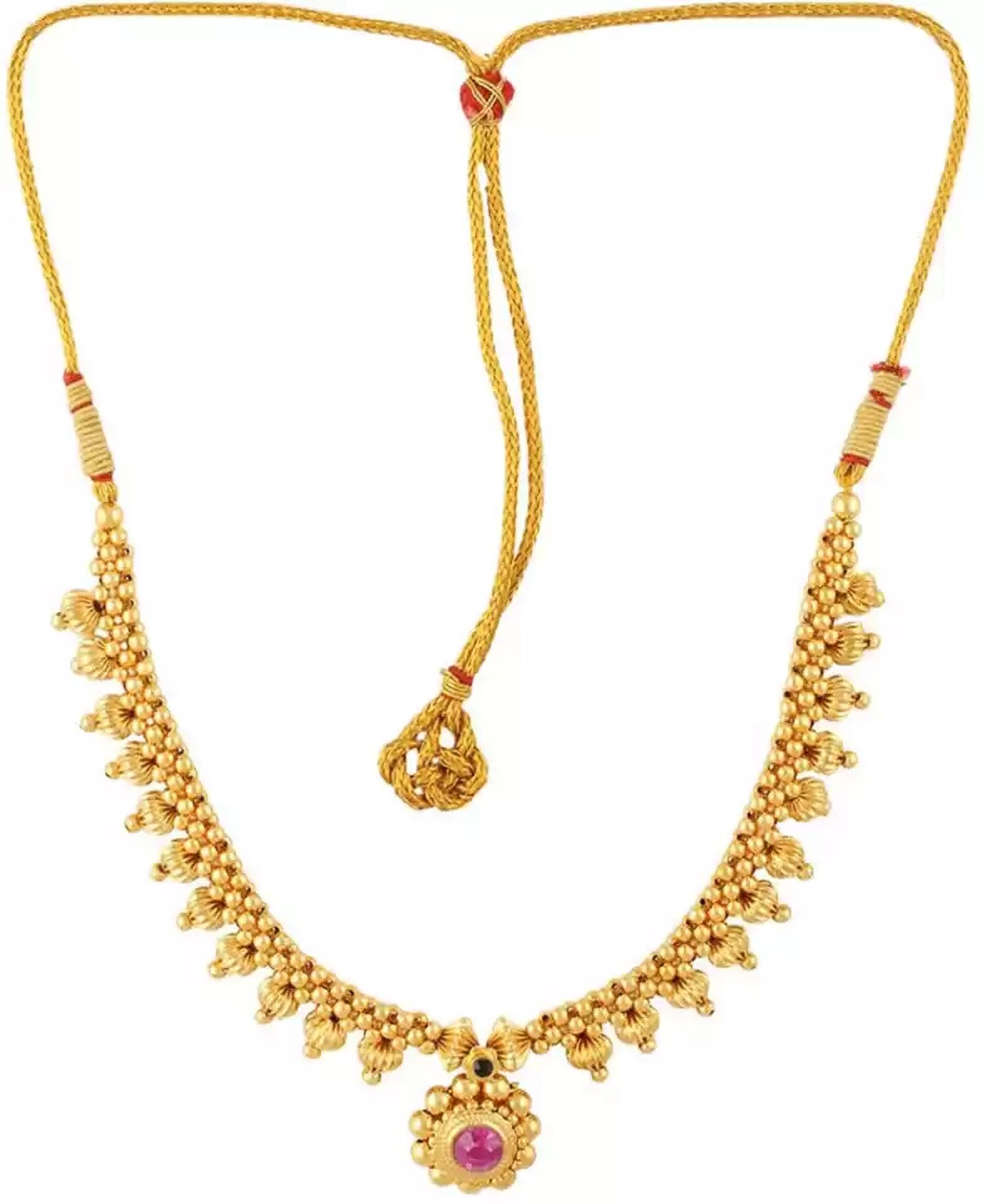 See full amazon price history chart for Lila Womens Traditional Wedding Maharashtrian Kolhapuri Thushi Saaj Thushi Mangalsutra Pendant Locket Necklace Set Jewellery Lila Womens Traditional Wedding Maharashtrian Kolhapuri Thushi Saaj Thushi Mangalsutra Pendant Locket Necklace Set Jewellery (B0CK4W7BWF) Amazon Price History, Amazon Price Tracker