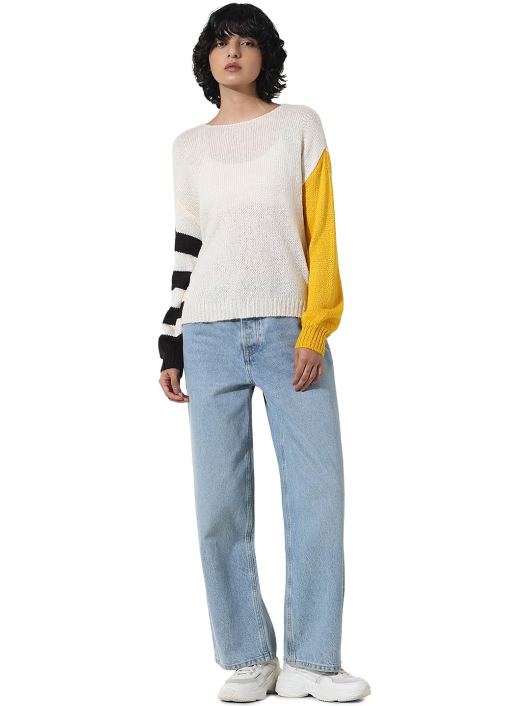 Womens Acrylic Round Neck Casual Sweater-image-30