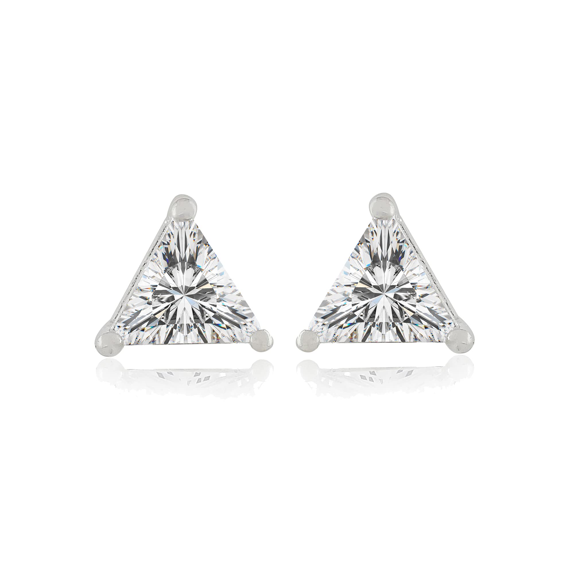 See full amazon price history chart for NEMICHAND JEWELS Womens Triangle Cut Solid 925 Sterling Silver AAA+ White Cubic Zirconia Solitaire Stud Earrings (6) NEMICHAND JEWELS Womens Triangle Cut Solid 925 Sterling Silver AAA+ White Cubic Zirconia Solitaire Stud Earrings (6) (B09DW8BMDJ) Amazon Price History, Amazon Price Tracker