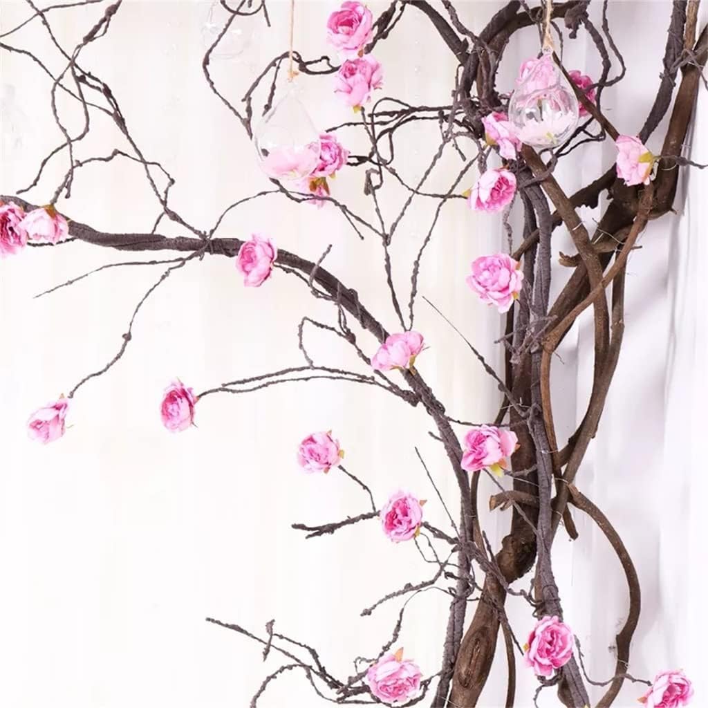 Wohndeko,Grüngirlande,Kunstblumenranken aus Seide,Efeu,Hängende Blumengirlande,Romantische Hochzeit,Wohndeko,Ranken