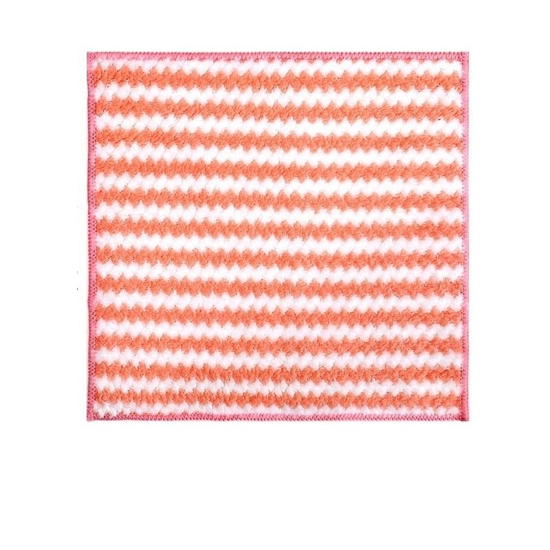 Paño de limpieza Paño de cocina Microfibra absorbente Secado rápido Durable Reutilizable for platos Encimeras Cuidado fácil Lavable a máquina Antiarañazos Seguro Suave con las superficies(30*30Pink 3p