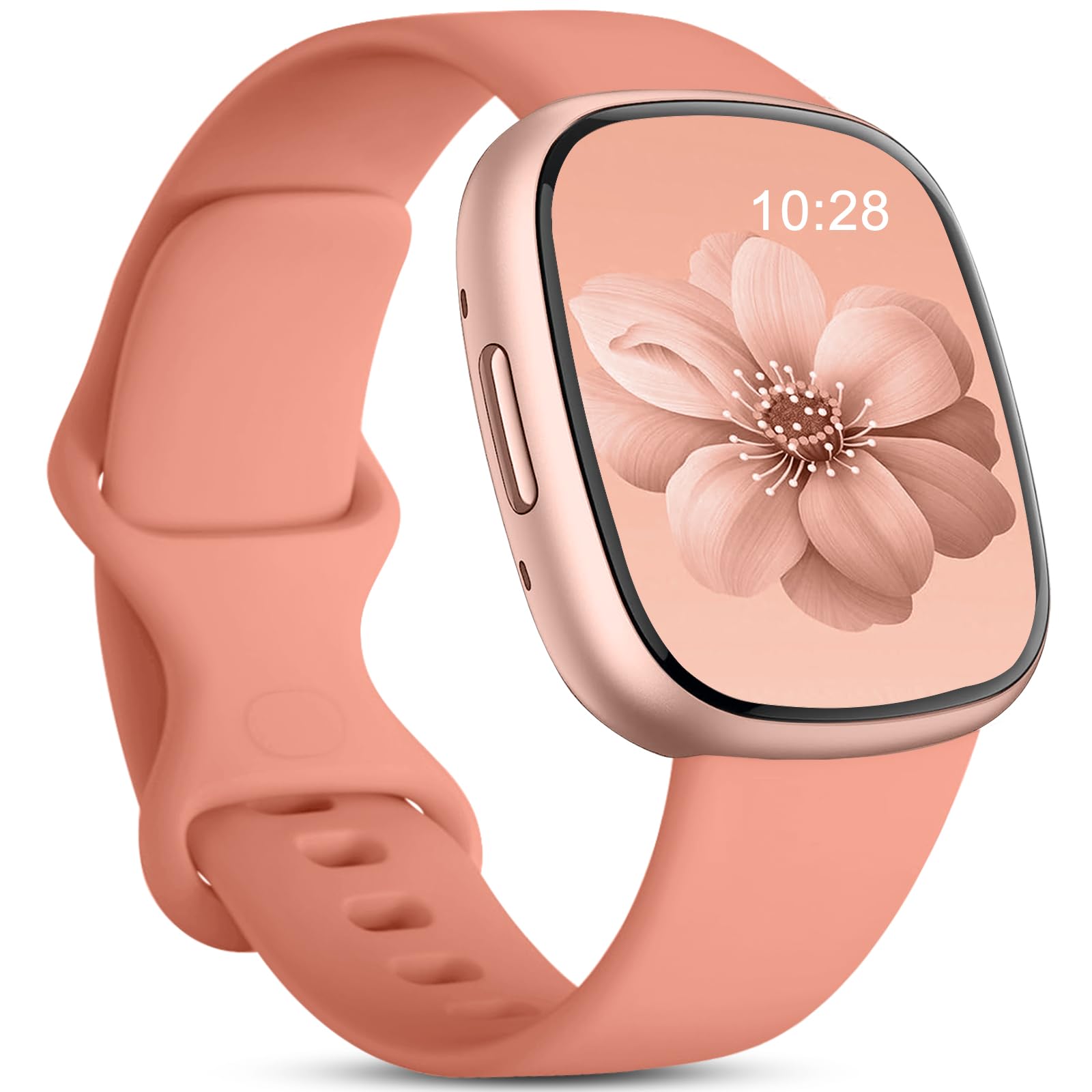 Odbeai Compatible with Fitbit Sense&Sense2 Bands/Versa 3&4 Bands Women Men,Soft Replacement Wristbands Sport Band Strap Accessories for Versa 3&4/