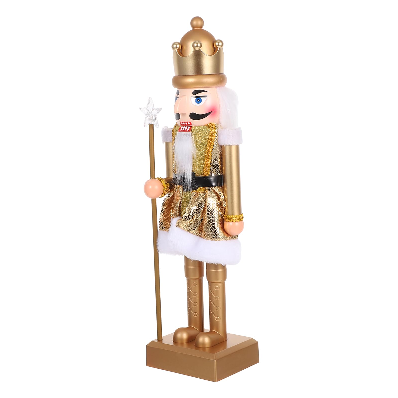 BESPORTBLE Schiaccianoci di Natale Decorativo Statuetta Soldato Schiaccianoci Tradizionale Ornamento Natalizio Forma di Soldato Decorazione da Tavolo per Feste di Natale Natalizio