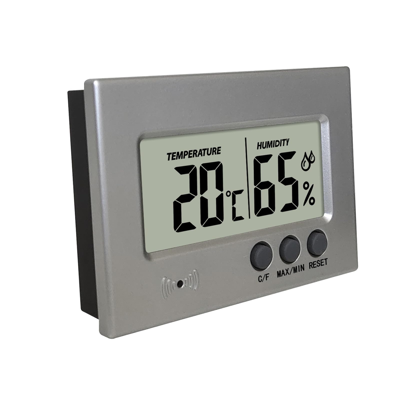 Elnwnnkc Sized Hygrometer Weather Gauge Sturdy ABS for Home Horticulture Accuracy Temperature Transducer Device