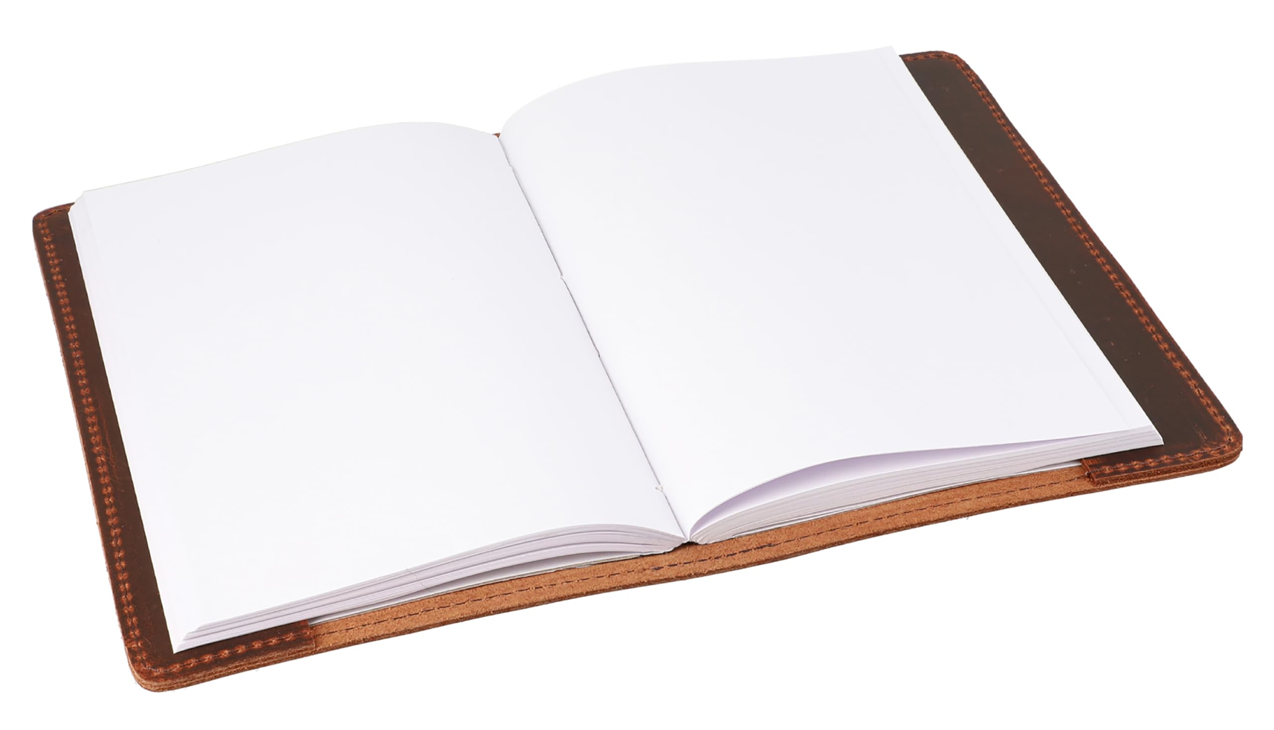 Gusti Cuaderno de piel Lahja notas esbozos diario de viaje marrón cuero