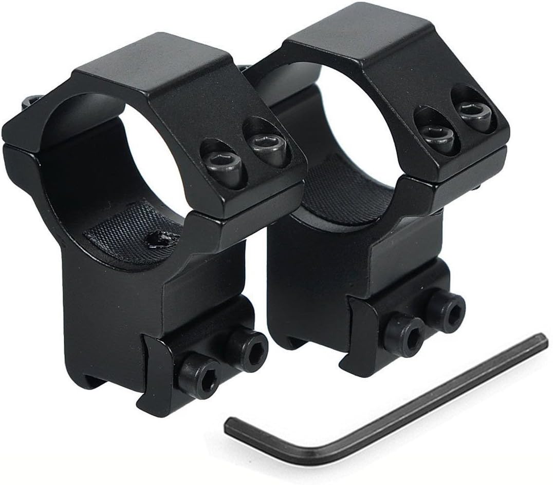 TANYIONE 1'' Scope Rings High Profile Scope Mount for 11mm Dovetail