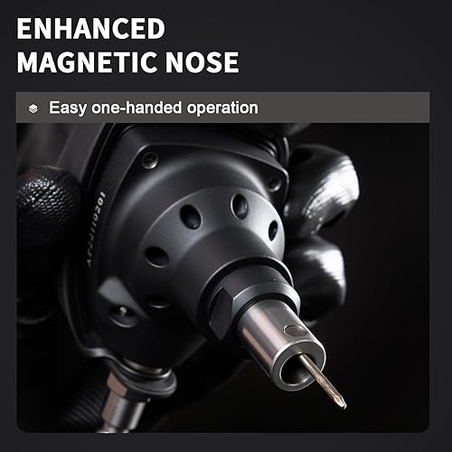 Miniatura 3 de AEROPRO TOOLS - Clavadora de palma neumática con punta magnética, pistola de clavos para colgadores de vigas, clavadora de conector de metal, mini