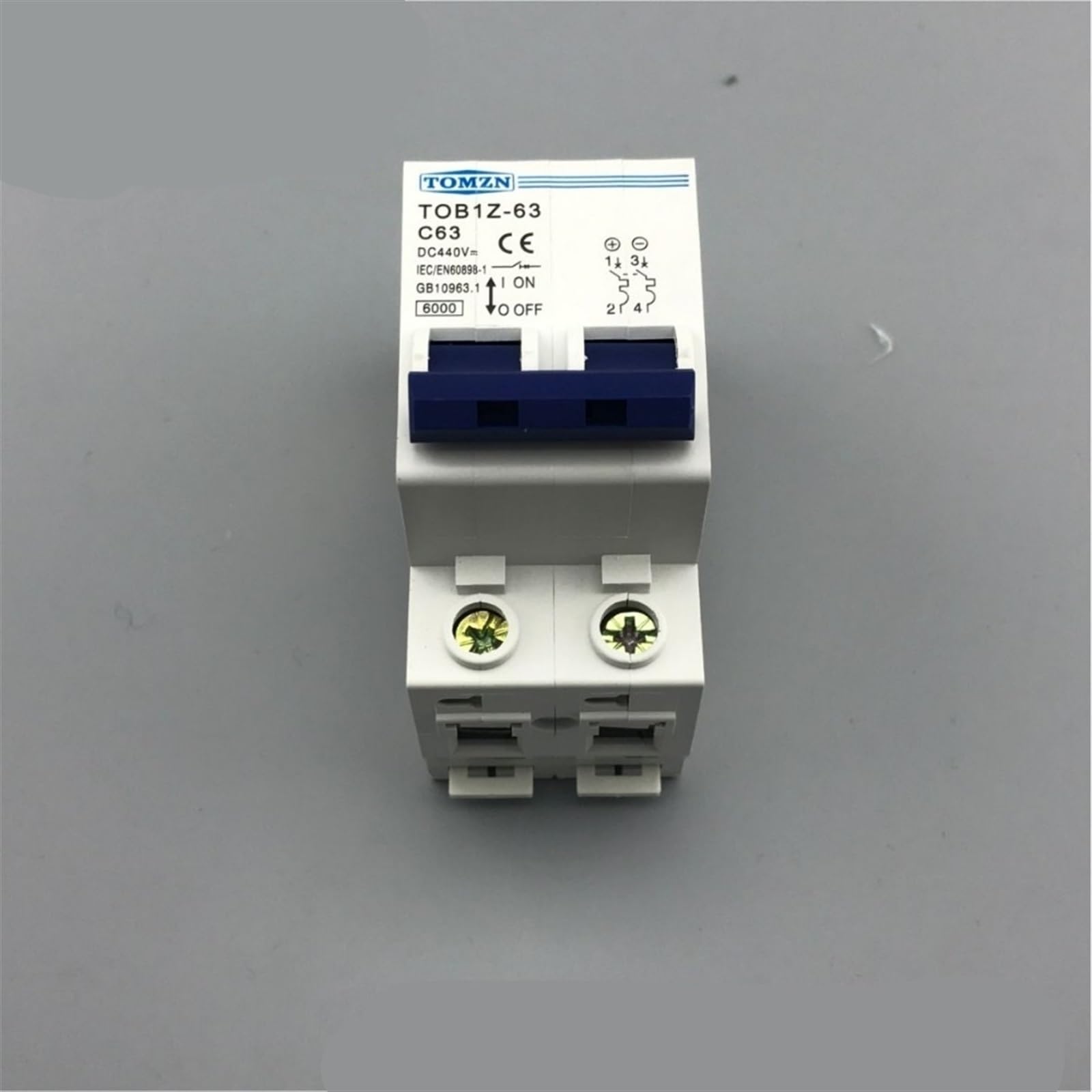 RCGKNNMUZ 2P 63A DC 440V Circuit Breaker MCB C Curve