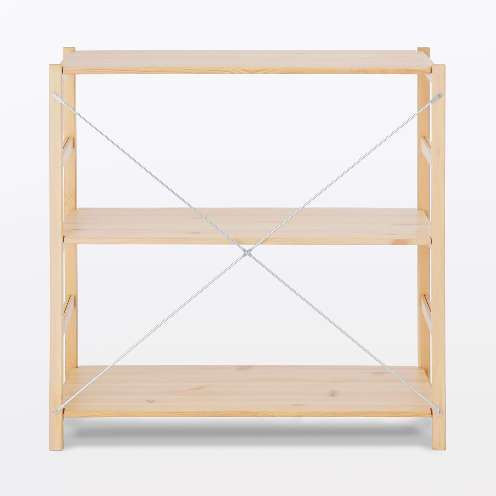 Amazon｜無印良品 パイン材ユニットシェルフ 小 幅86×奥行39.5×高さ